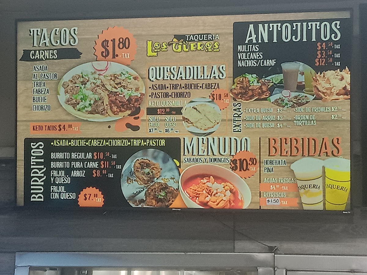 Taqueria Los Gueros #1 Menu - Image 2